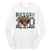 Holy Cow 100 Days Of School Funny Long Sleeve Shirt