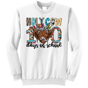 Holy Cow 100 Days Of School Funny Sweatshirt