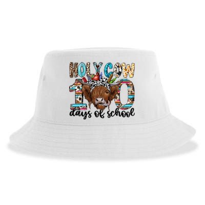 Holy Cow 100 Days Of School Funny Sustainable Bucket Hat