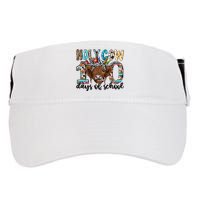 Holy Cow 100 Days Of School Funny Adult Drive Performance Visor