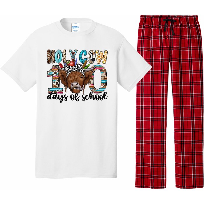 Holy Cow 100 Days Of School Funny Pajama Set