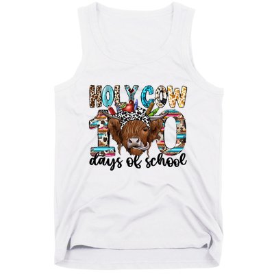Holy Cow 100 Days Of School Funny Tank Top