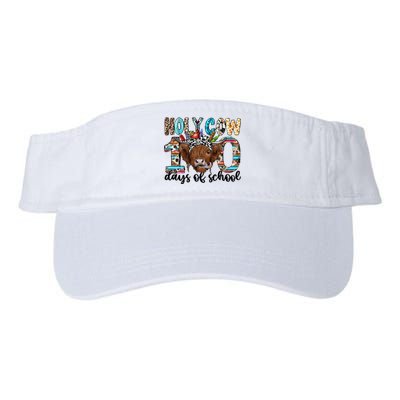 Holy Cow 100 Days Of School Funny Valucap Bio-Washed Visor