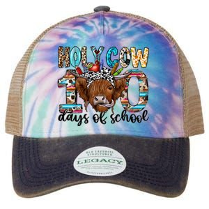 Holy Cow 100 Days Of School 100th Day Smarter Teacher Legacy Tie Dye Trucker Hat