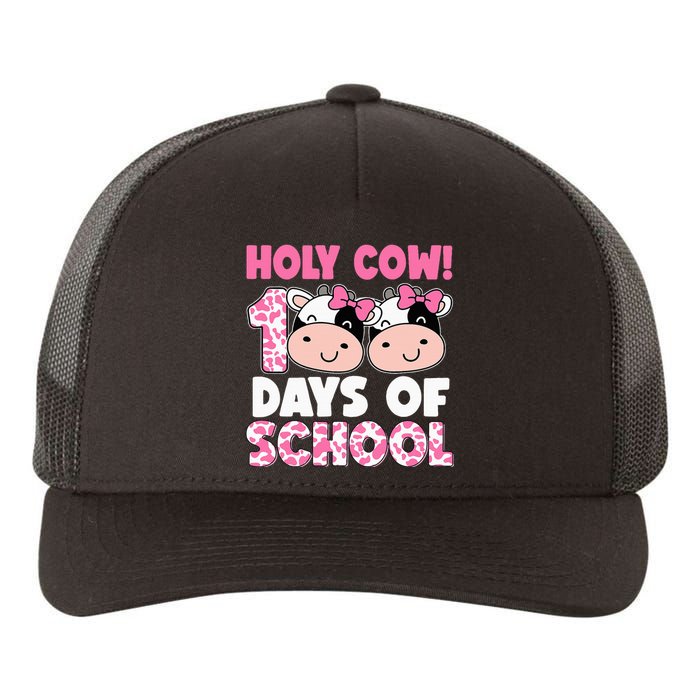 Holy Cow 100 Days Of School Teachers Students Yupoong Adult 5-Panel Trucker Hat