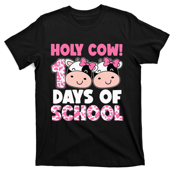 Holy Cow 100 Days Of School Teachers Students T-Shirt