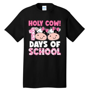 Holy Cow 100 Days Of School Teachers Students Tall T-Shirt