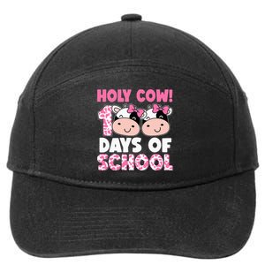 Holy Cow 100 Days Of School Teachers Students 7-Panel Snapback Hat