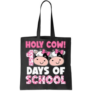 Holy Cow 100 Days Of School Teachers Students Tote Bag