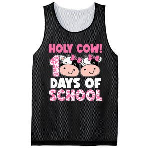 Holy Cow 100 Days Of School Teachers Students Mesh Reversible Basketball Jersey Tank