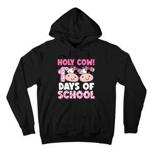 Holy Cow 100 Days Of School Teachers Students Tall Hoodie