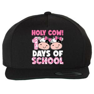 Holy Cow 100 Days Of School Teachers Students Wool Snapback Cap