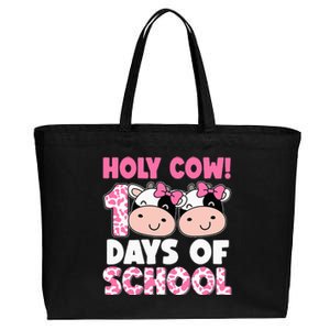 Holy Cow 100 Days Of School Teachers Students Cotton Canvas Jumbo Tote