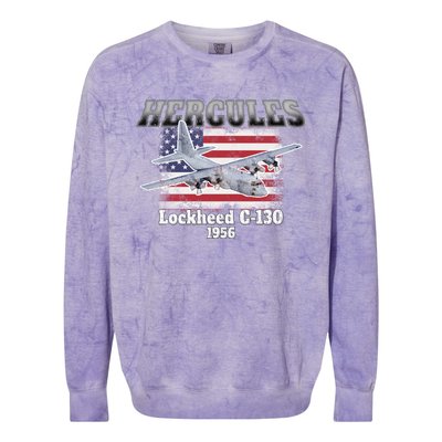 Hercules C130 1956 Colorblast Crewneck Sweatshirt