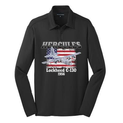 Hercules C130 1956 Silk Touch Performance Long Sleeve Polo