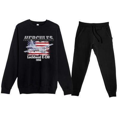 Hercules C130 1956 Premium Crewneck Sweatsuit Set