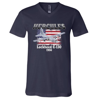 Hercules C130 1956 V-Neck T-Shirt