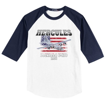 Hercules C130 1956 Baseball Sleeve Shirt