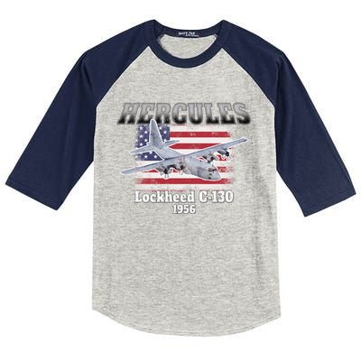 Hercules C130 1956 Kids Colorblock Raglan Jersey