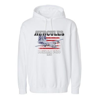 Hercules C130 1956 Garment-Dyed Fleece Hoodie