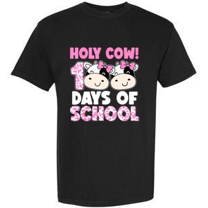 Holy Cow 100 Days Of School Teachers Students Garment-Dyed Heavyweight T-Shirt