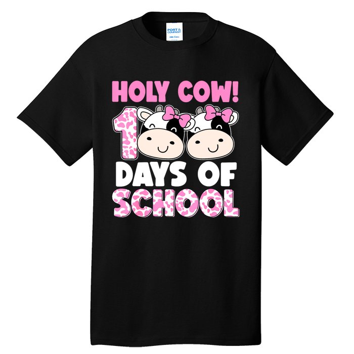 Holy Cow 100 Days Of School Teachers Students Tall T-Shirt