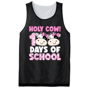 Holy Cow 100 Days Of School Teachers Students Mesh Reversible Basketball Jersey Tank