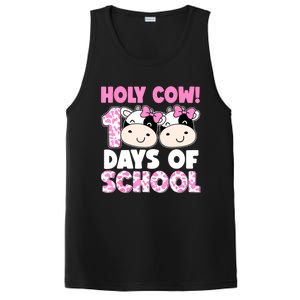 Holy Cow 100 Days Of School Teachers Students PosiCharge Competitor Tank