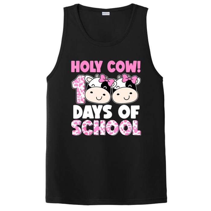 Holy Cow 100 Days Of School Teachers Students PosiCharge Competitor Tank