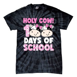 Holy Cow 100 Days Of School Teachers Students Tie-Dye T-Shirt