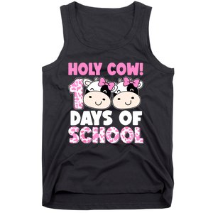 Holy Cow 100 Days Of School Teachers Students Tank Top