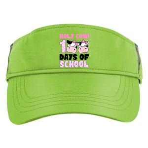 Holy Cow 100 Days Of School Funny Cute Adult Drive Performance Visor