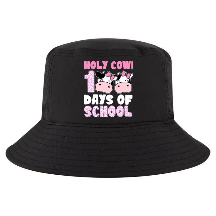 Holy Cow 100 Days Of School Funny Cute Cool Comfort Performance Bucket Hat