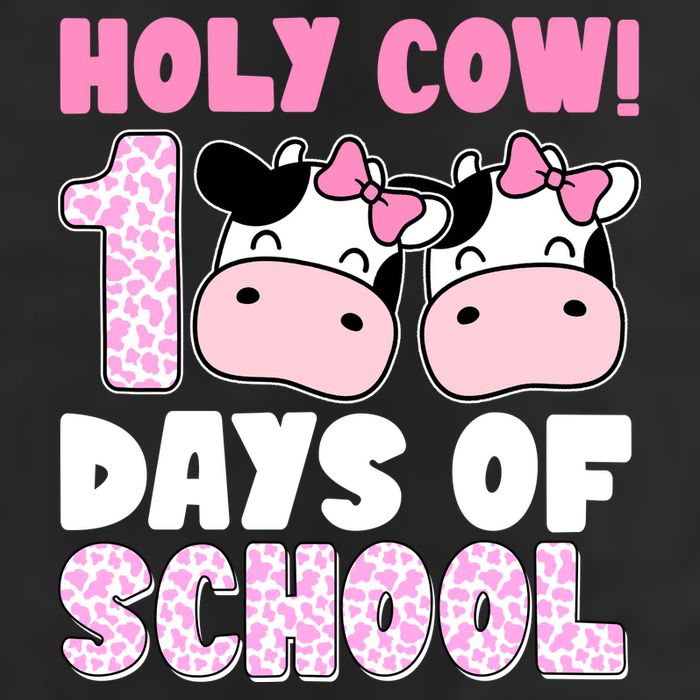 Holy Cow 100 Days Of School Funny Cute Cool Comfort Performance Bucket Hat
