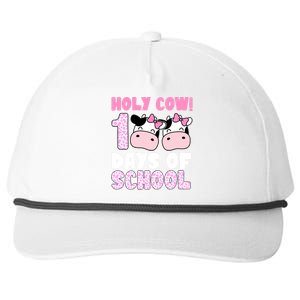 Holy Cow 100 Days Of School Funny Cute Snapback Five-Panel Rope Hat