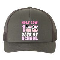 Holy Cow 100 Days Of School Funny Cute Yupoong Adult 5-Panel Trucker Hat