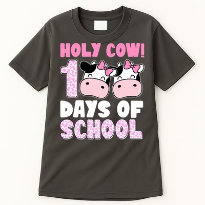 Holy Cow 100 Days Of School Funny Cute Tall T-Shirt