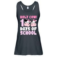 Holy Cow 100 Days Of School Funny Cute Ladies Essential Flowy Tank