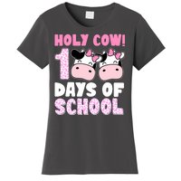 Holy Cow 100 Days Of School Funny Cute Women's T-Shirt