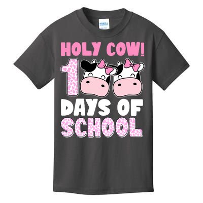 Holy Cow 100 Days Of School Funny Cute Kids T-Shirt