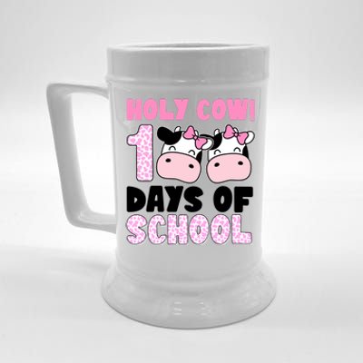 Holy Cow 100 Days Of School Funny Cute Beer Stein