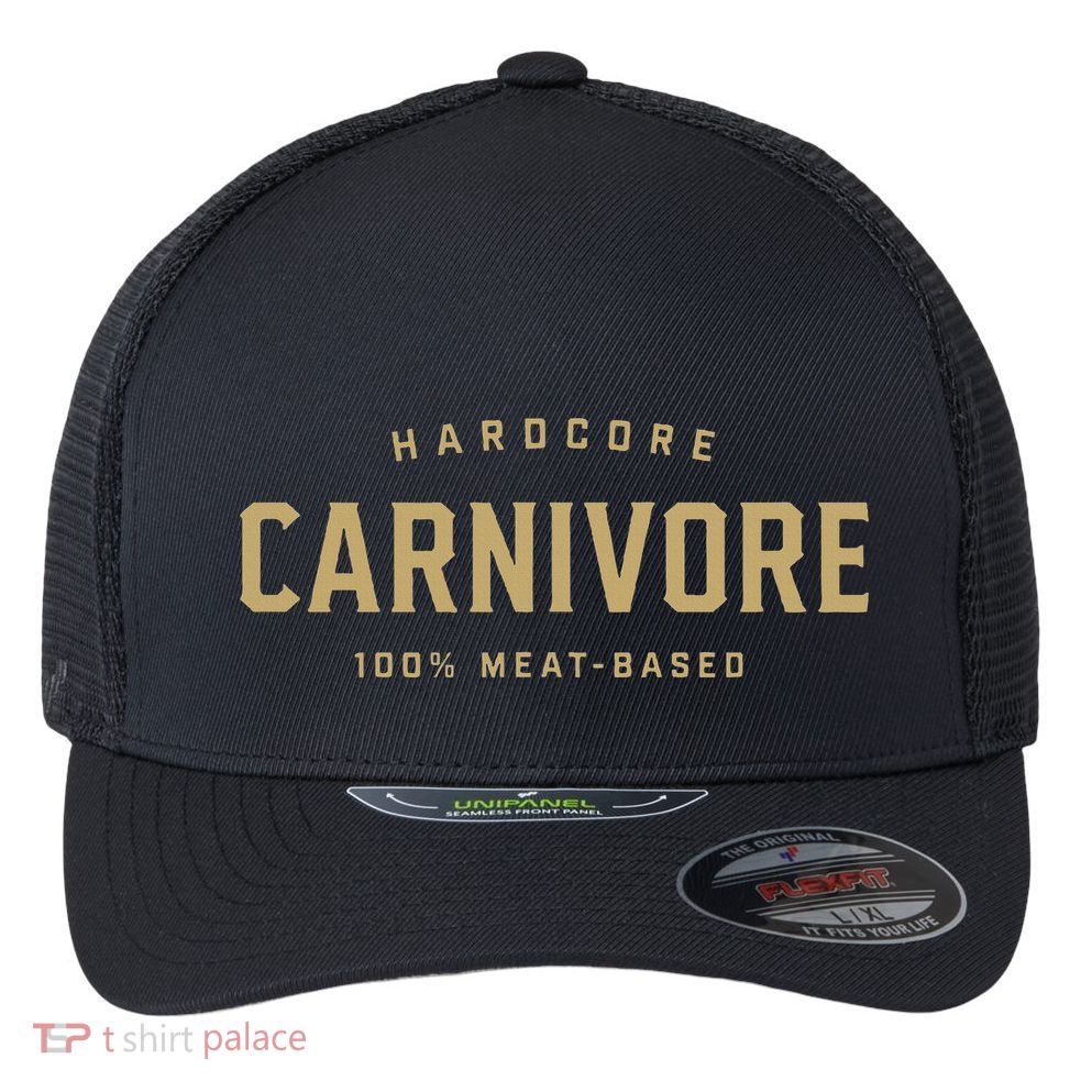 Hardcore Carnivore 100 Meat Based Flexfit Unipanel Trucker Cap
