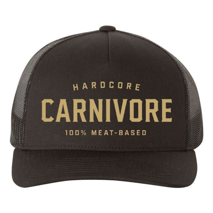 Hardcore Carnivore 100 Meat Based Yupoong Adult 5-Panel Trucker Hat