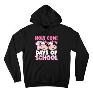 Holy Cow 100 Days Of School Teachers Students Girl Wo Hoodie