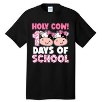 Holy Cow 100 Days Of School Teachers Students Girl Wo Tall T-Shirt