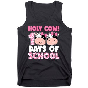 Holy Cow 100 Days Of School Teachers Students Girl Wo Tank Top