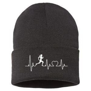 Half Crazy 13.1 Running Half Marathon Race Runner Training Sustainable Knit Beanie