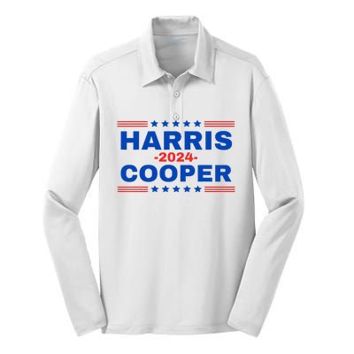 Harris Cooper 2024 Harris Cooper Election 2024 Silk Touch Performance Long Sleeve Polo