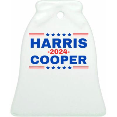 Harris Cooper 2024 Harris Cooper Election 2024 Ceramic Bell Ornament