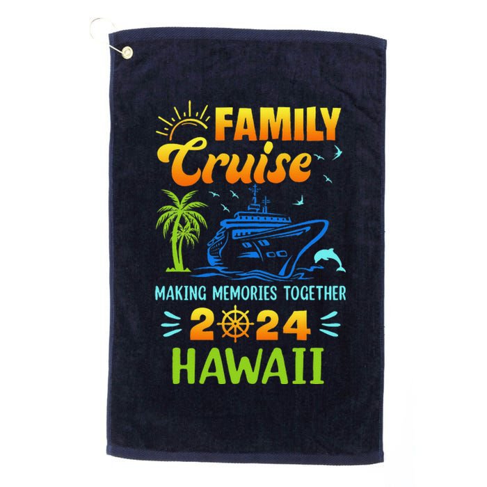 Hawaii Cruise 2024 Family Friends Group Vacation Matching Platinum Collection Golf Towel